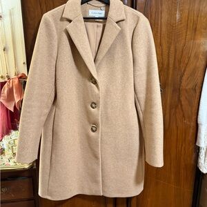 Calvin Klein Women's Camel Pea Coat
